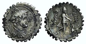 C. Mamilius Limetanus, Rome, 82 BC. Fourrée ... 