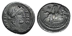 Roman Imperatorial, A. Licinius Nerva, Rome, ... 