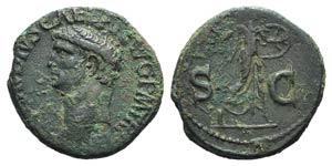 Claudius (41-54). Æ As (27mm, 11.03g, 6h). ... 