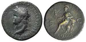 Nero (54-68). Æ Sestertius (36mm, 23.55g, ... 