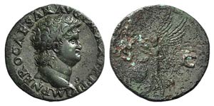Nero (54-68). Æ Dupondius (28.5mm, 10.62g, ... 