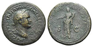 Vespasian (69-79). Æ Sestertius (35mm, ... 