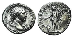 Trajan (98-117). AR Denarius (18mm, 3.06g, ... 