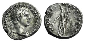 Trajan (98-117). AR Denarius (17mm, 3.27g, ... 