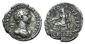 Trajan (98-117). AR Denarius (18mm, 3.23g, ... 