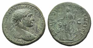 Trajan (98-117). Æ Dupondius (28mm, 12.55g, ... 