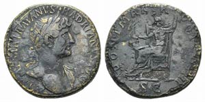 Hadrian (117-138). Æ Sestertius (33.5mm, ... 