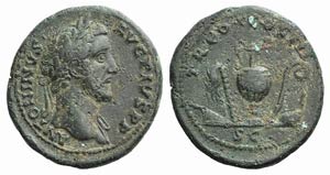 Antoninus Pius (138-161). Æ As (28mm, ... 