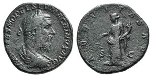 Macrinus (217-218). Æ Sestertius (29mm, ... 