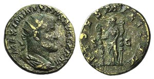 Maximinus I (235-238). Æ Dupondius (23mm, ... 