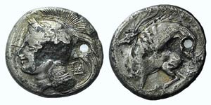 Northern Lucania, Velia, c. 280 BC. AR ... 