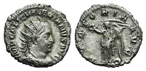 Valerian I (253-260). AR Antoninianus (20mm, ... 