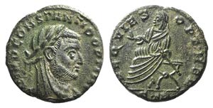 Divus Constantius I (died 306). Æ (14mm, ... 