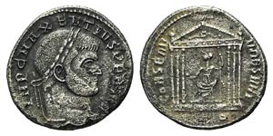 Maxentius (307-312). Æ Follis (24mm, 5.90g, ... 