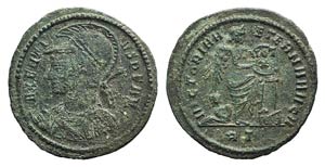 Maxentius (307-312). Æ Half Follis (21mm, ... 