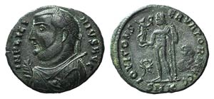 Licinius I (308-324). Æ Follis (19mm, ... 