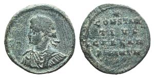Constantius II (Caesar, 324-337). Æ Follis ... 