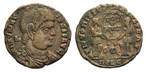 Magnentius (350-353). Æ Half Centenionalis ... 