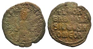 Leo VI (886-912). Æ 40 Nummi (27mm, 5.55g, ... 