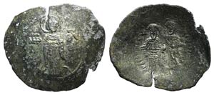 Andronicus I (1183-1185). BI Aspron Trachy ... 
