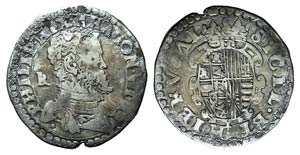Italy, Napoli. Filippo II (1556-1598). AR ... 