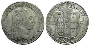 Italy, Napoli. Ferdinando IV di Borbone ... 