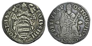 Italy, Papal States. Paolo IV (1555-1559). ... 