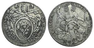 Italy, Papal, Pio VI (1775-1799). AR Scudo ... 