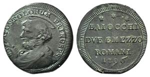 Italy, Papal, Pio VI (1775-1799). Æ ... 