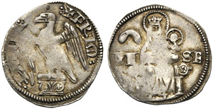 Gli Svevi (1194-1268), Grosso da 2 soldi, in ... 