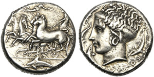 Sicilia, Dionigi I (405-367), Tetradramma, ... 