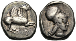 Corinthia, Stater, Corinth, c. 480-400 BC; ... 