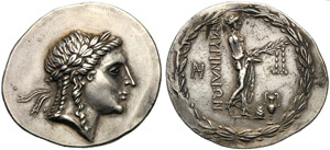 Aeolis, Tetradrachm, Myrina, c. 155-145 BC; ... 