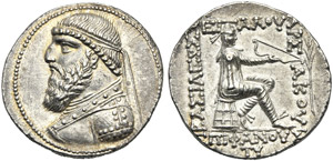 Re della Parthia, Mitridate II (123-88), ... 