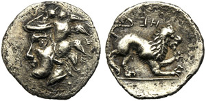 Lucania, Diobol, Herakleia, c. 432-420 BC; ... 