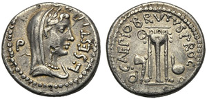 Q. Junius Brutus Caepius with L. Sestius, ... 