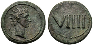 Età Tiberiana, Tessera, Roma, c. 17 d.C.; ... 