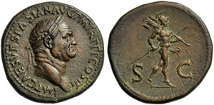 Vespasian (69-79), Sestertius, Rome, AD 71; ... 