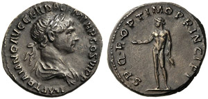 Trajan (98-117), Denarius, Rome, AD 112-117; ... 