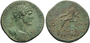 Hadrian (117-138), Sestertius, Rome, AD 118; ... 