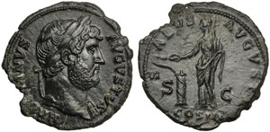 Hadrian (117-138), As, Rome, AD 125-128; AE ... 