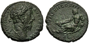 Marco Aurelio (161-180), Asse, Roma, 174-175 ... 
