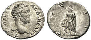 Clodius Albinus Caesar (193-197), Denarius, ... 