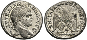 Caracalla (198-217), Tetradrachm, Phoenicia: ... 