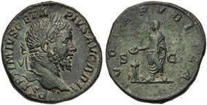 Geta (209-211), Sesterzio, Roma, 210-212 ... 