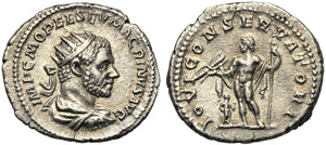Macrinus (217-218), Antoninianus, Rome, AD ... 