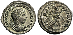 Elagabalus (218-222), Denarius, Rome, AD ... 