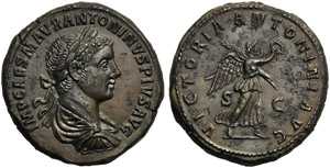 Elagabalo (218-222), Sesterzio, Roma, ... 