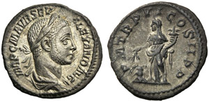 Severo Alessandro (222-235), Denario, Roma, ... 