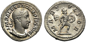 Severus Alexander (222-235), Denarius, Rome, ... 